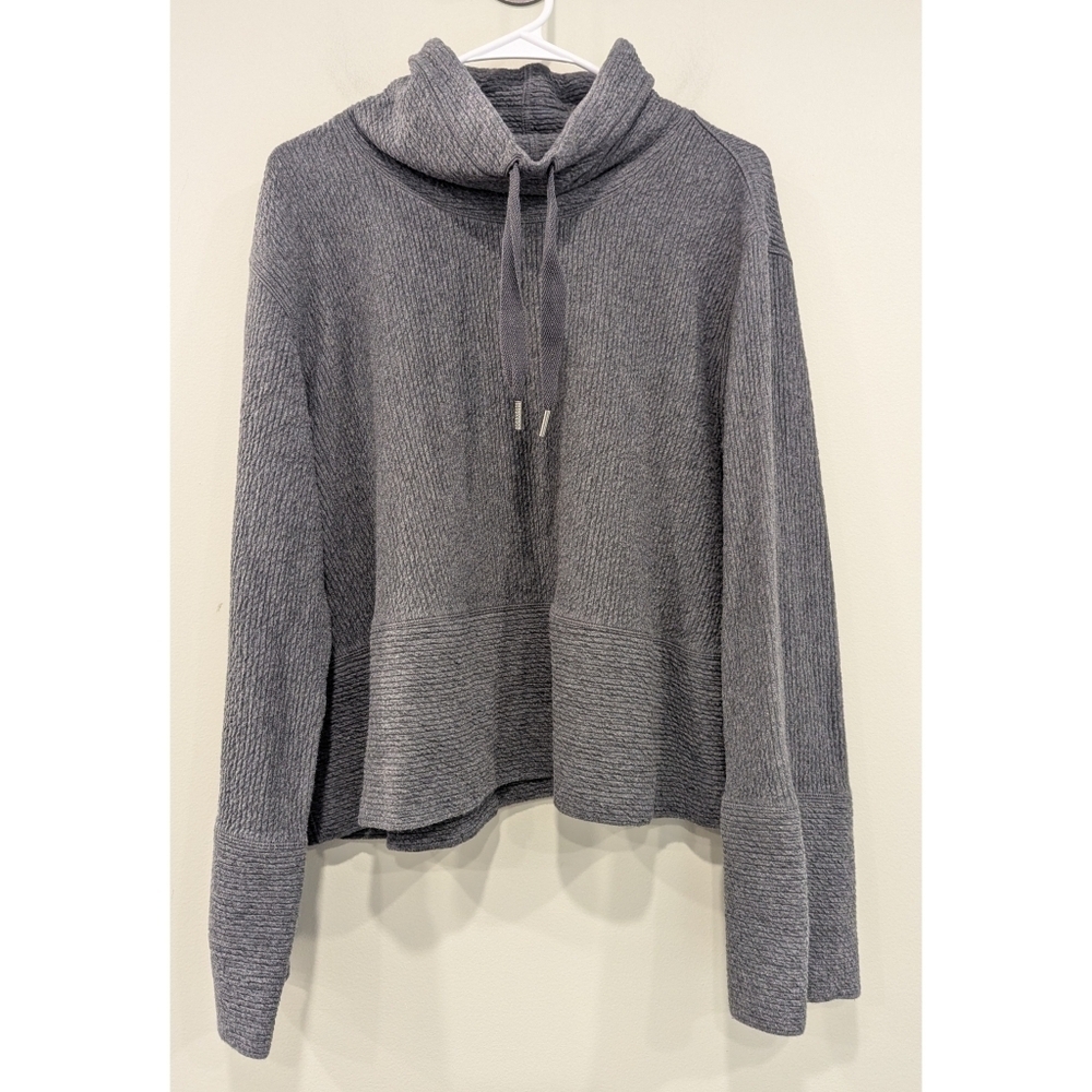 Lululemon Retreat Yourself Pullover In Charcoal Size 8